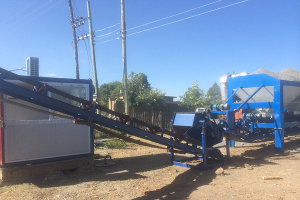 MDHB20 asphalt drum plant in Kenya 2